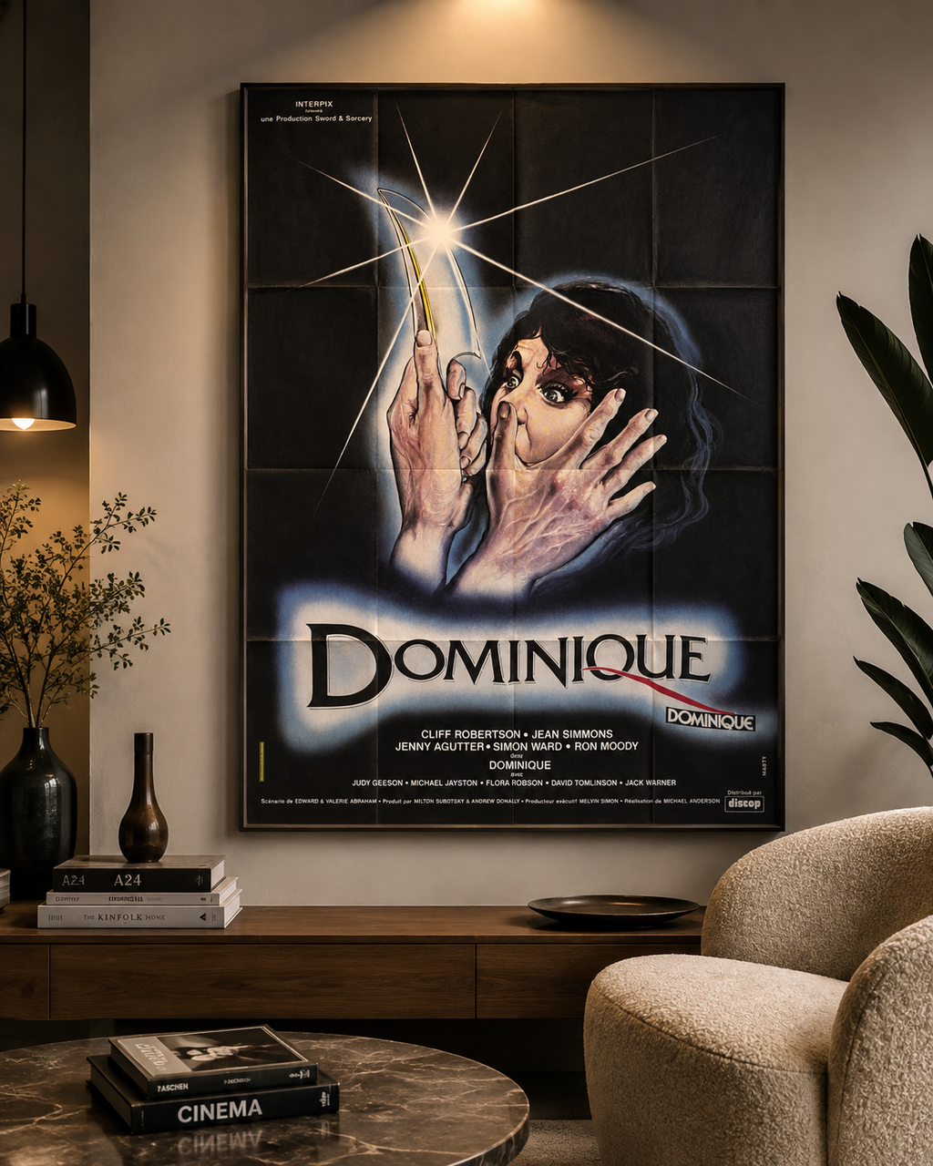 Dominique — Affiche de cinéma vintage