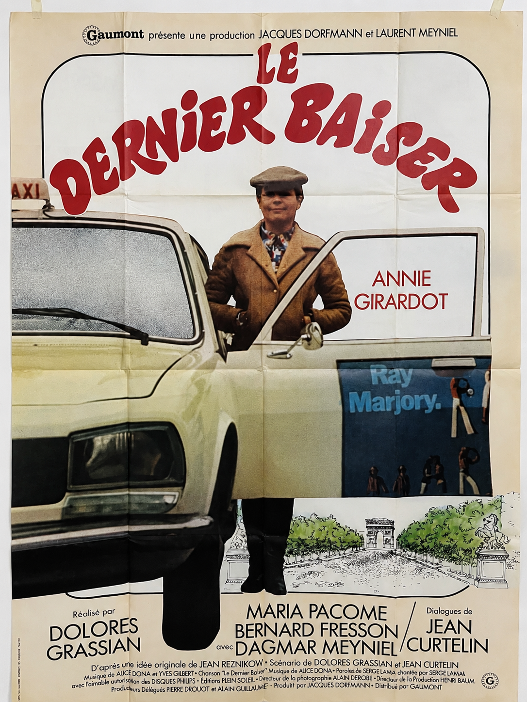 Le Dernier Baiser — Affiche de cinéma française vintage