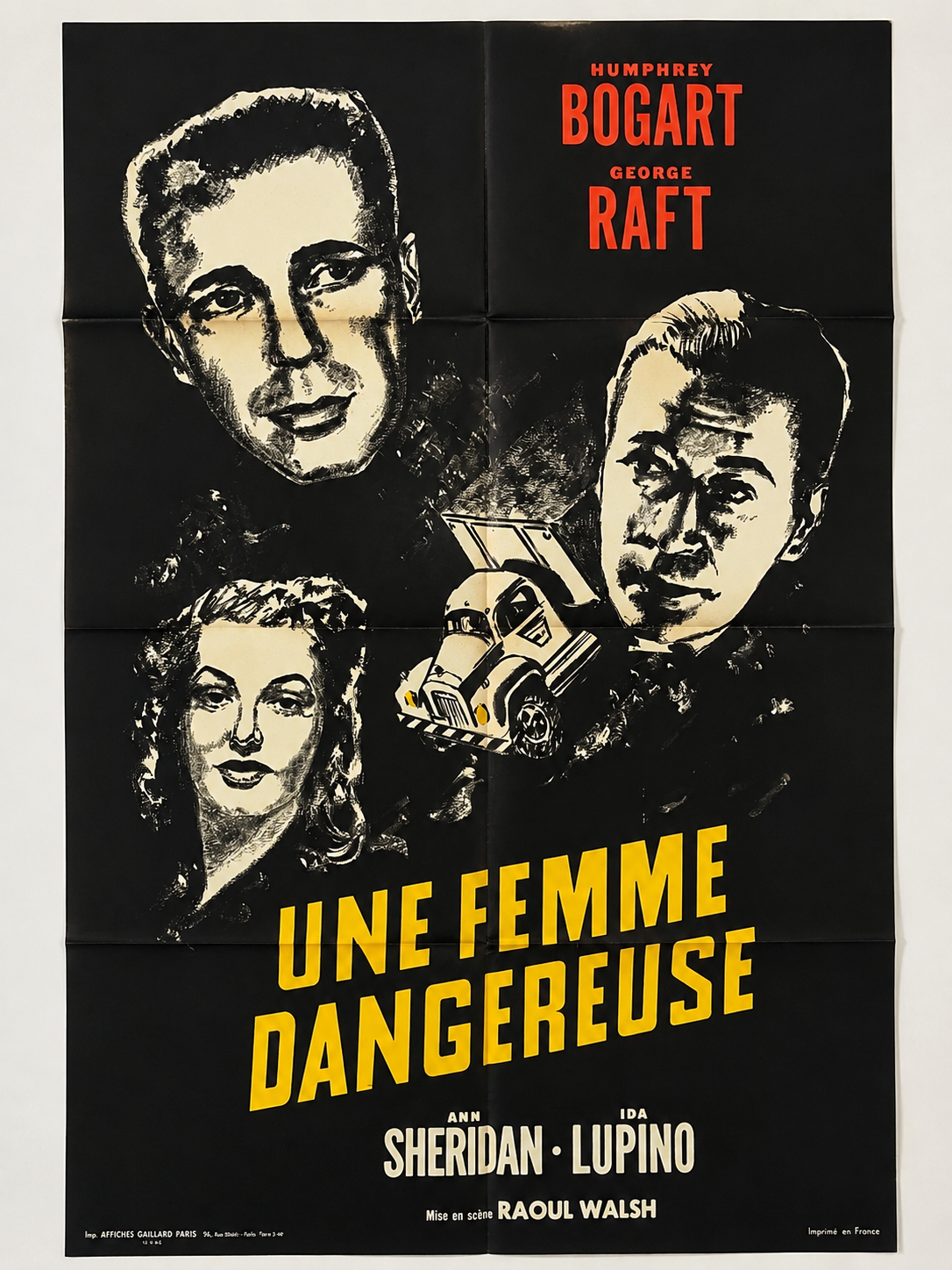 Une Femme Dangereuse – Affiche de Film Vintage Originale