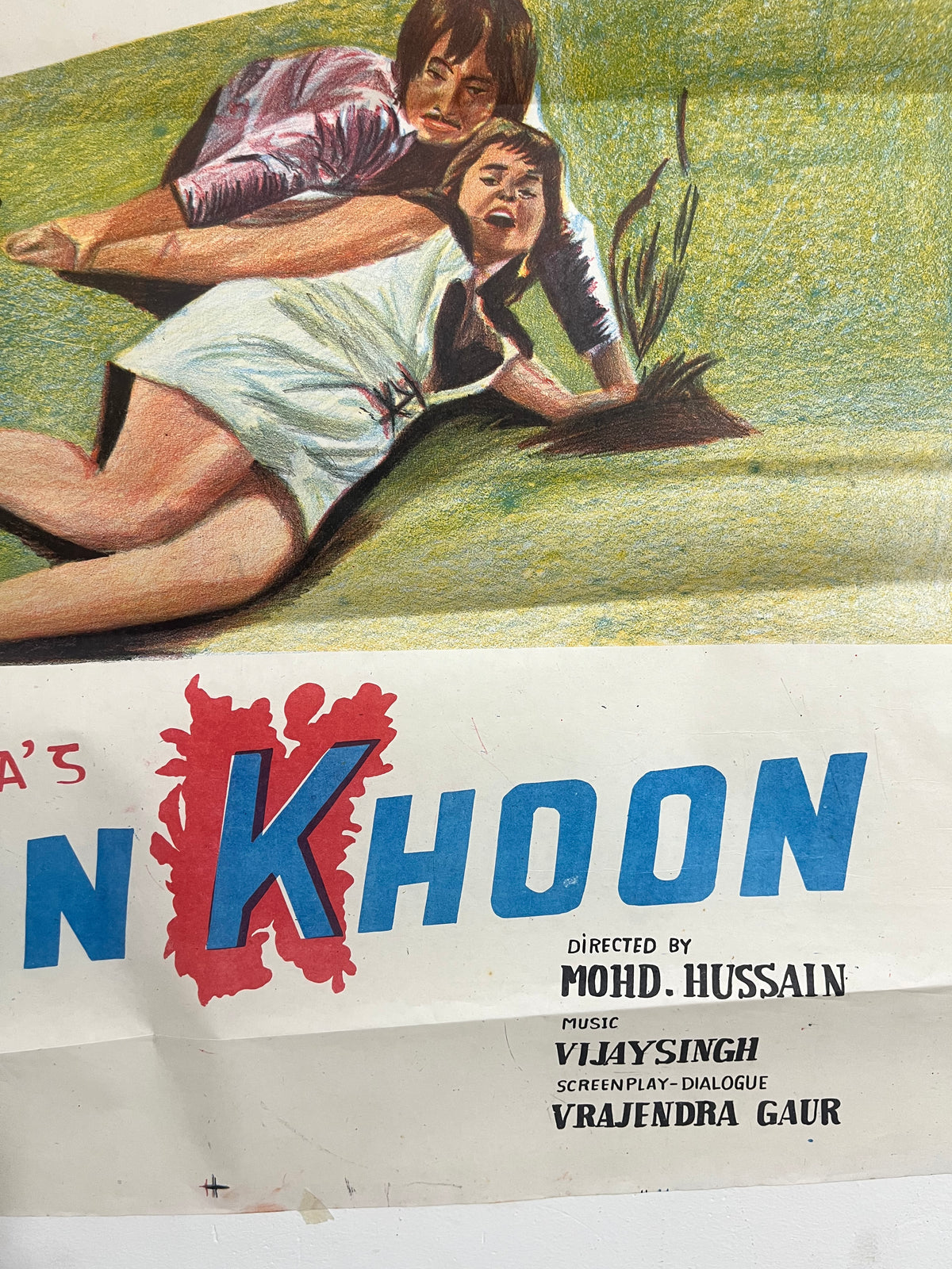 Affiche de cinéma vintage « Khoon Khoon »
