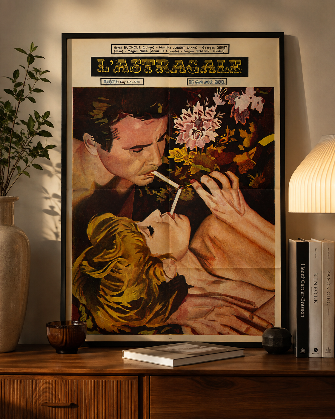 Affiche de cinéma vintage « L’Astragale »