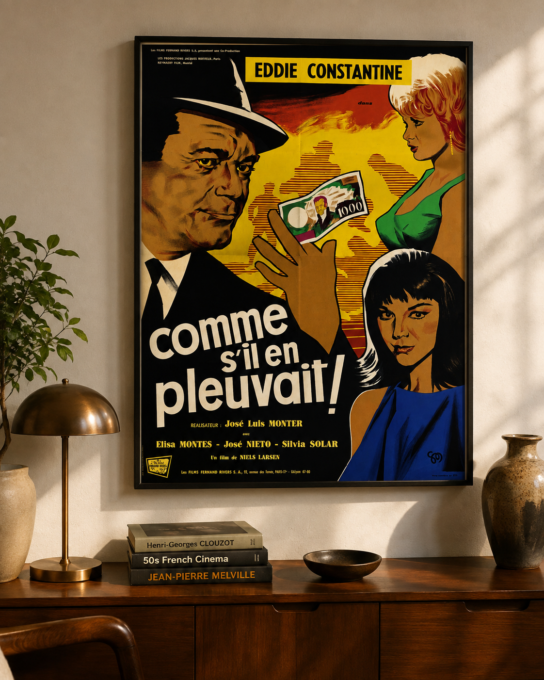 Comme s’il en pleuvait – Affiche de Film Vintage Originale