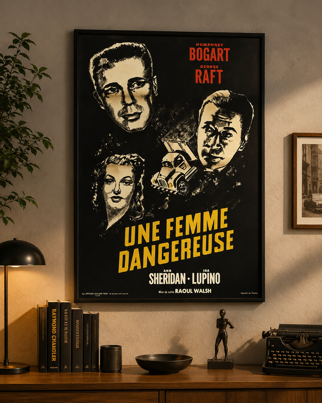 Une Femme Dangereuse – Affiche de Film Vintage Originale