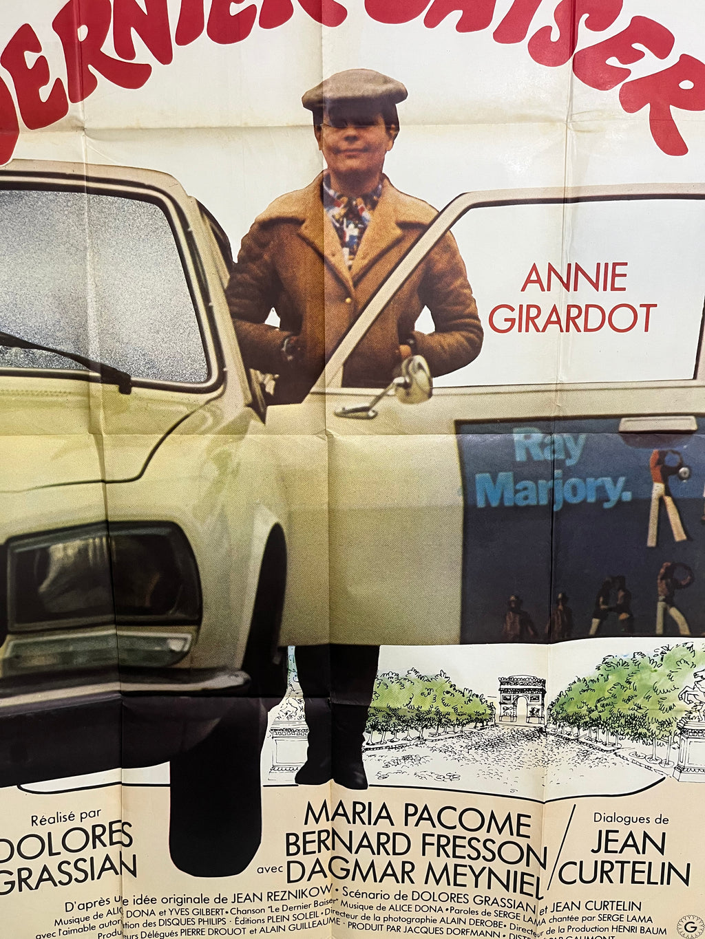 Le Dernier Baiser — Affiche de cinéma française vintage