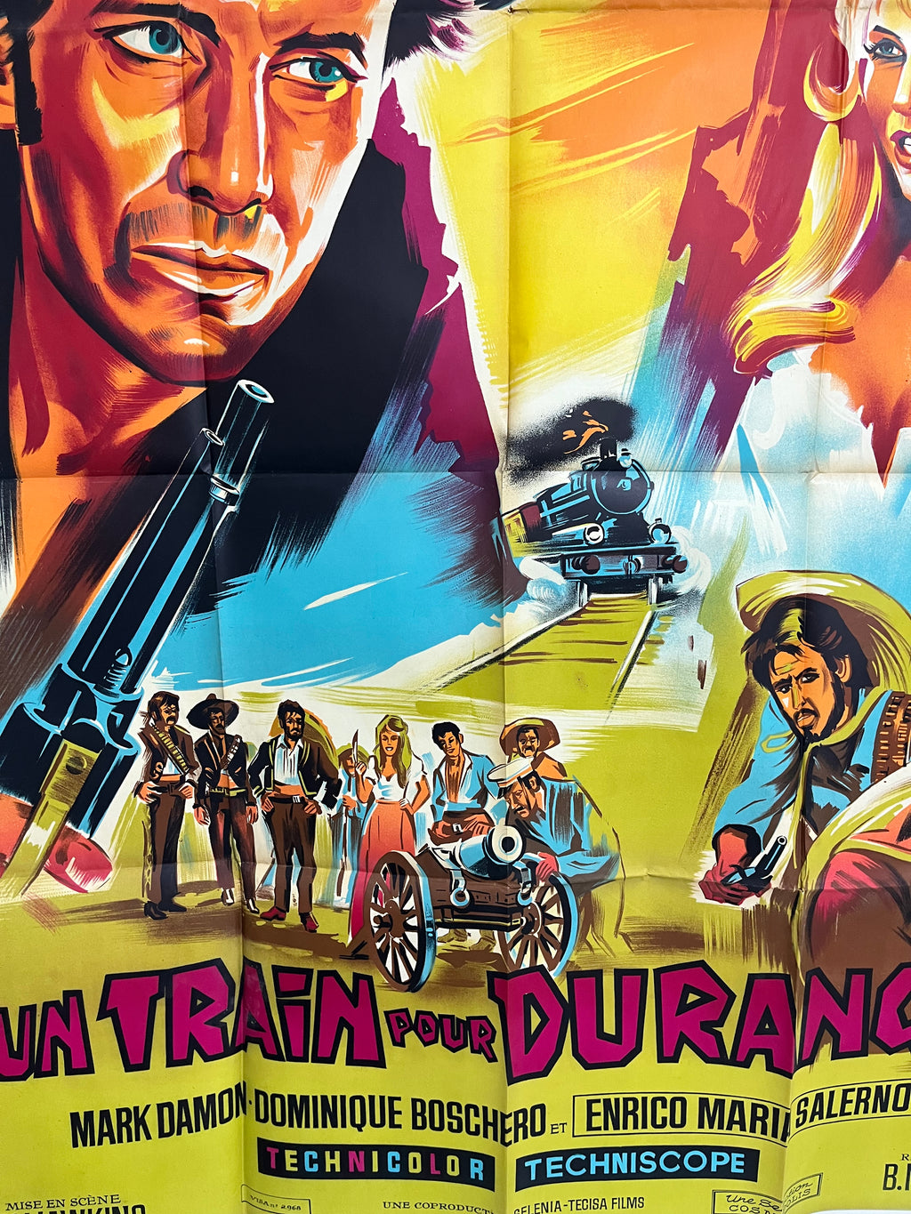 Un Train pour Durango — Western vintage