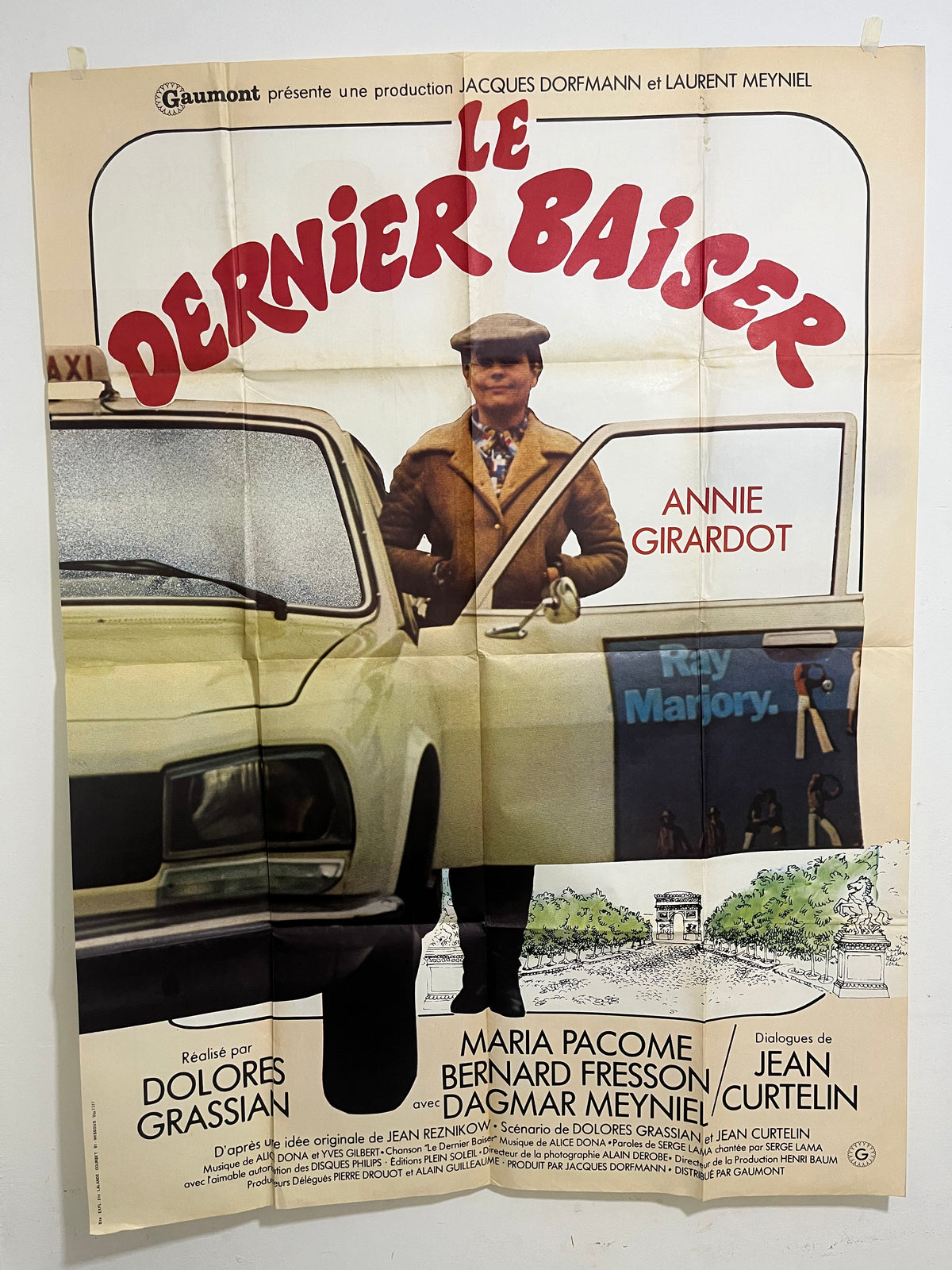 Le Dernier Baiser — Affiche de cinéma française vintage