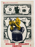 Affiche original de cinéma vintage Million Dollars Snatch – Film indien classique