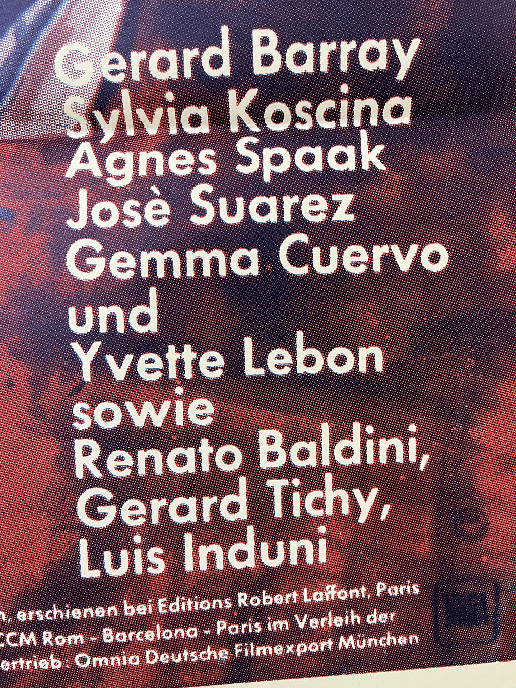 Baraka Agent X13 – Affiche de Film Vintage Originale