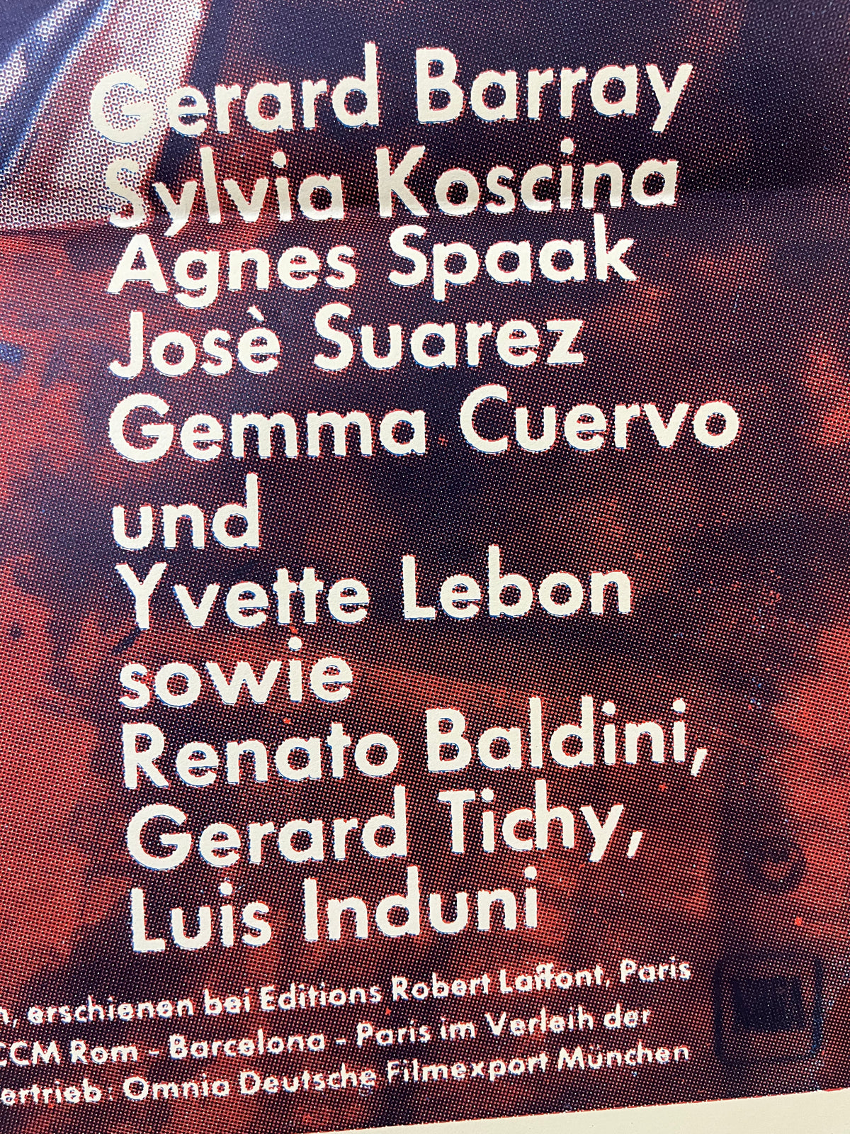Baraka Agent X13 – Affiche de Film Vintage Originale