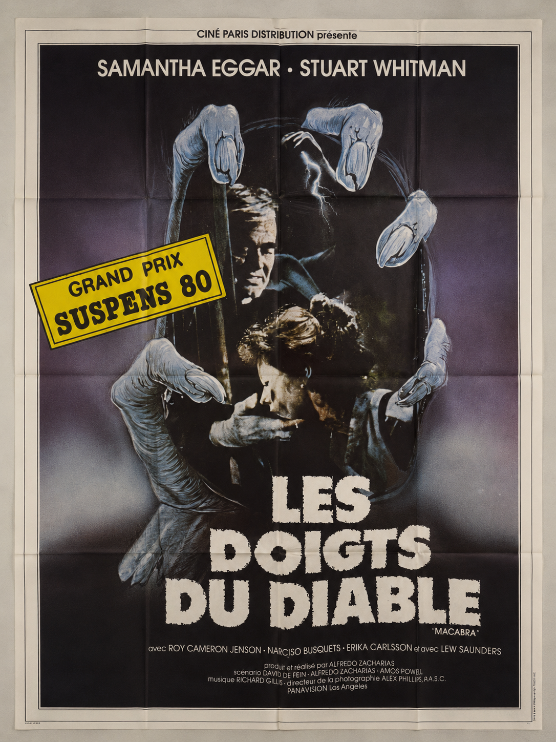 Les Doigts du Diable — Affiche française vintage