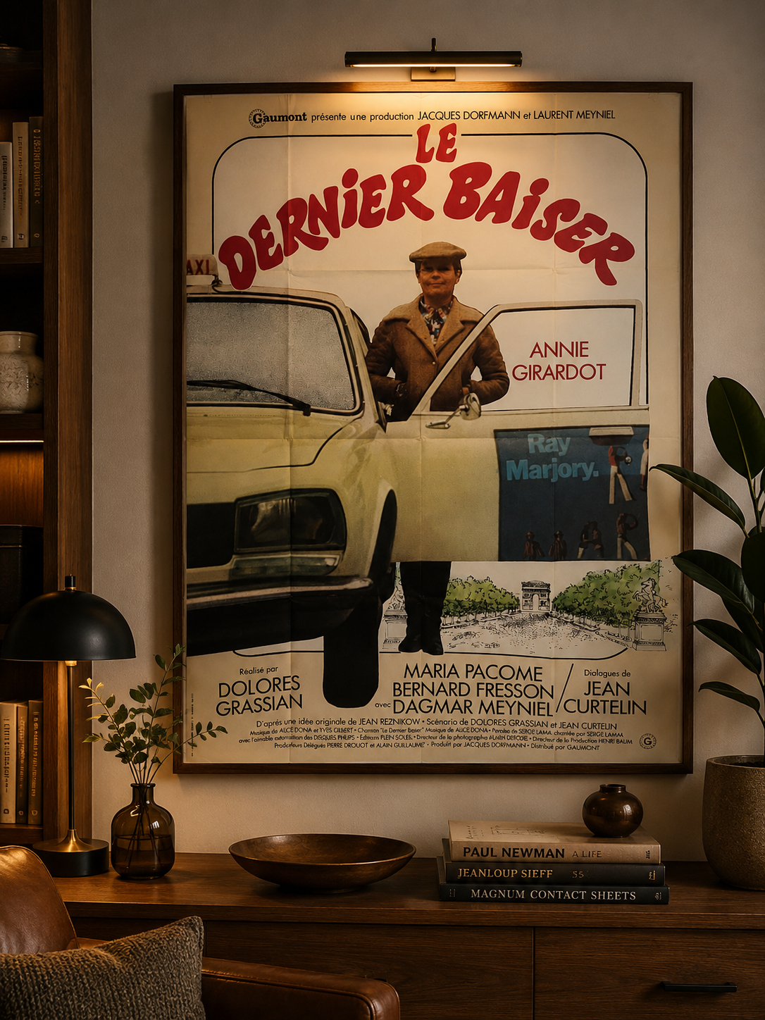 Le Dernier Baiser — Affiche de cinéma française vintage