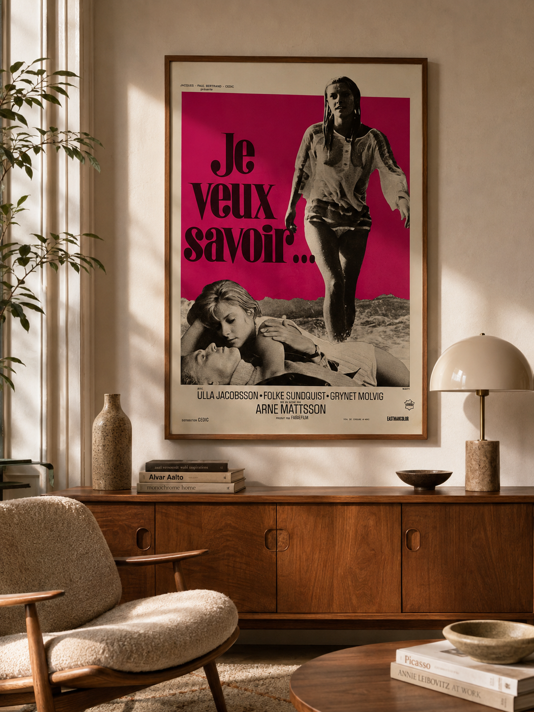 Original Je veux savoir… Vintage French Movie Poster | Rare French Cinema Wall Art