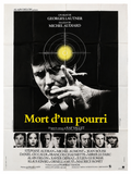 Original Mort d’un pourri (1977) French Movie Poster | Alain Delon Vintage Cinema Poster