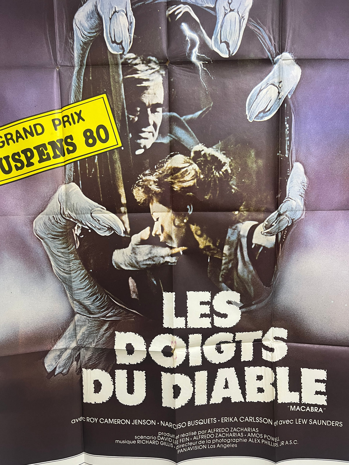Les Doigts du Diable — Affiche française vintage