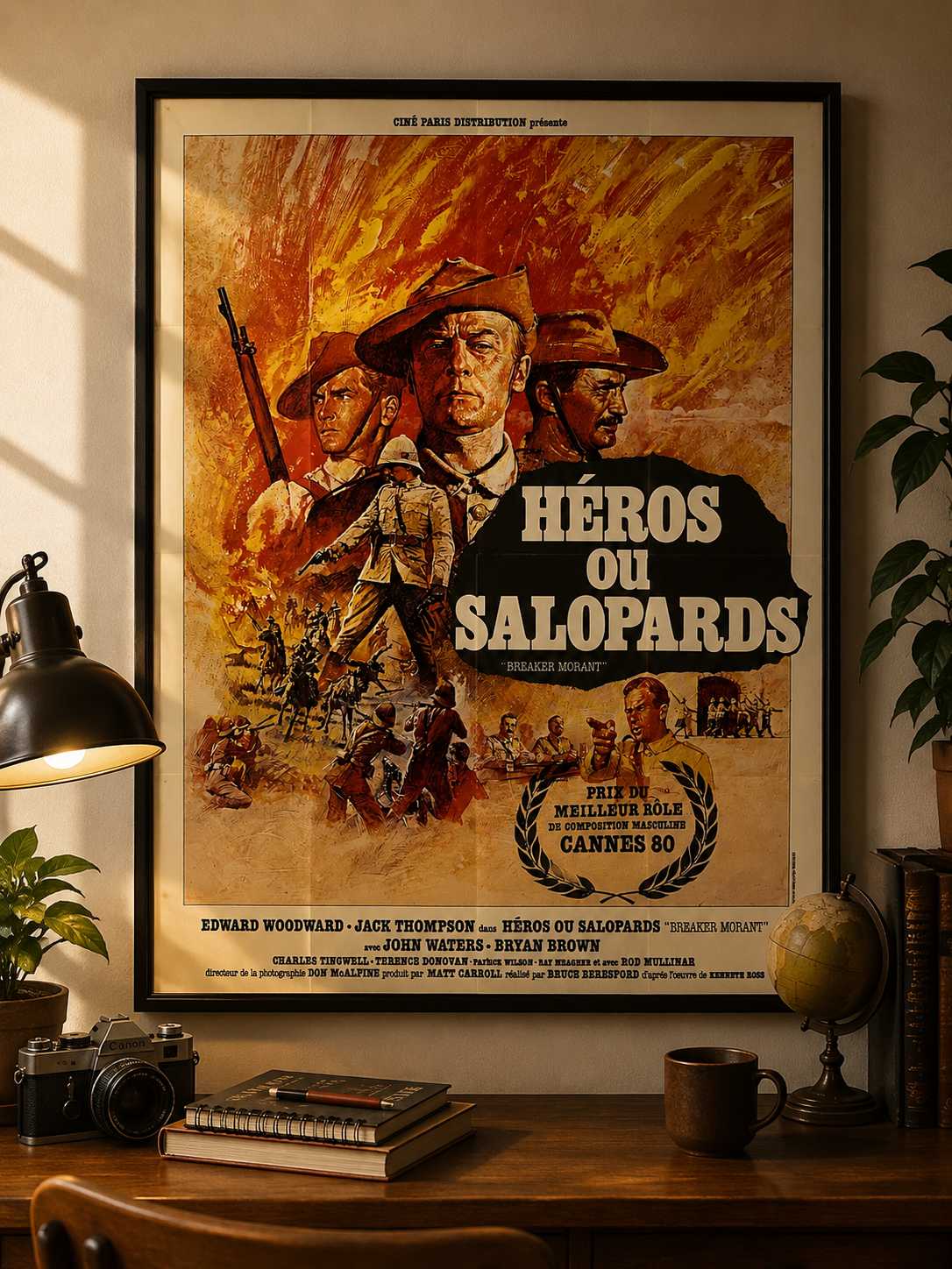Affiche de film vintage Héros ou Salopards – Breaker Morant