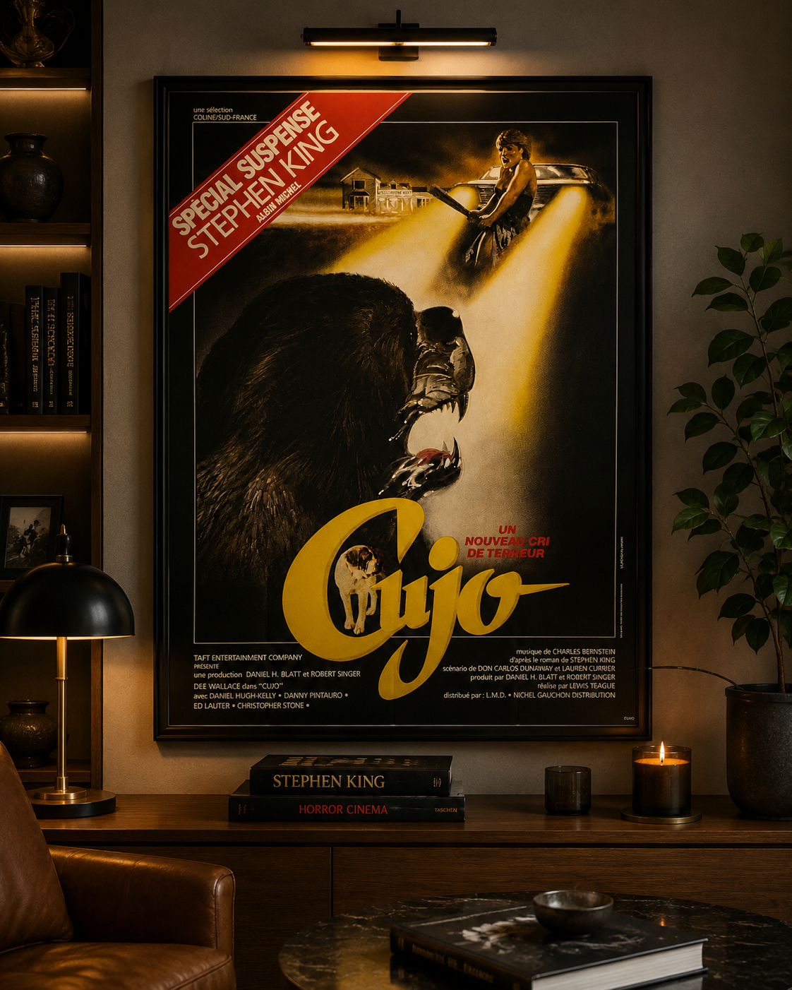Cujo — Affiche française vintage, Stephen King