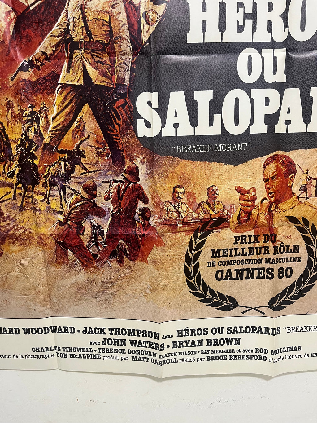 Affiche de film vintage Héros ou Salopards – Breaker Morant