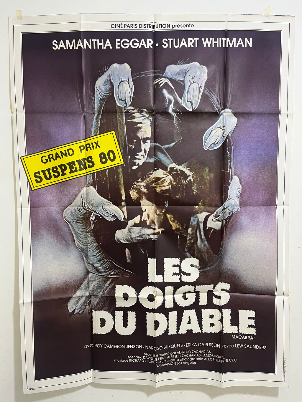 Les Doigts du Diable — Affiche française vintage