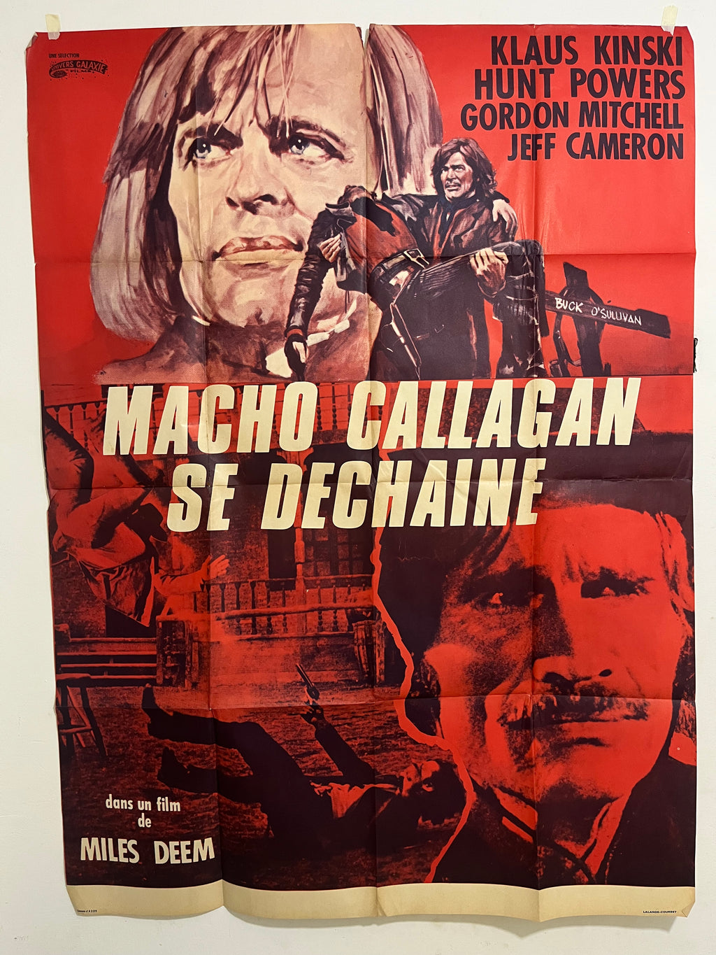 Affiche original de film Macho Callagan de dechaine