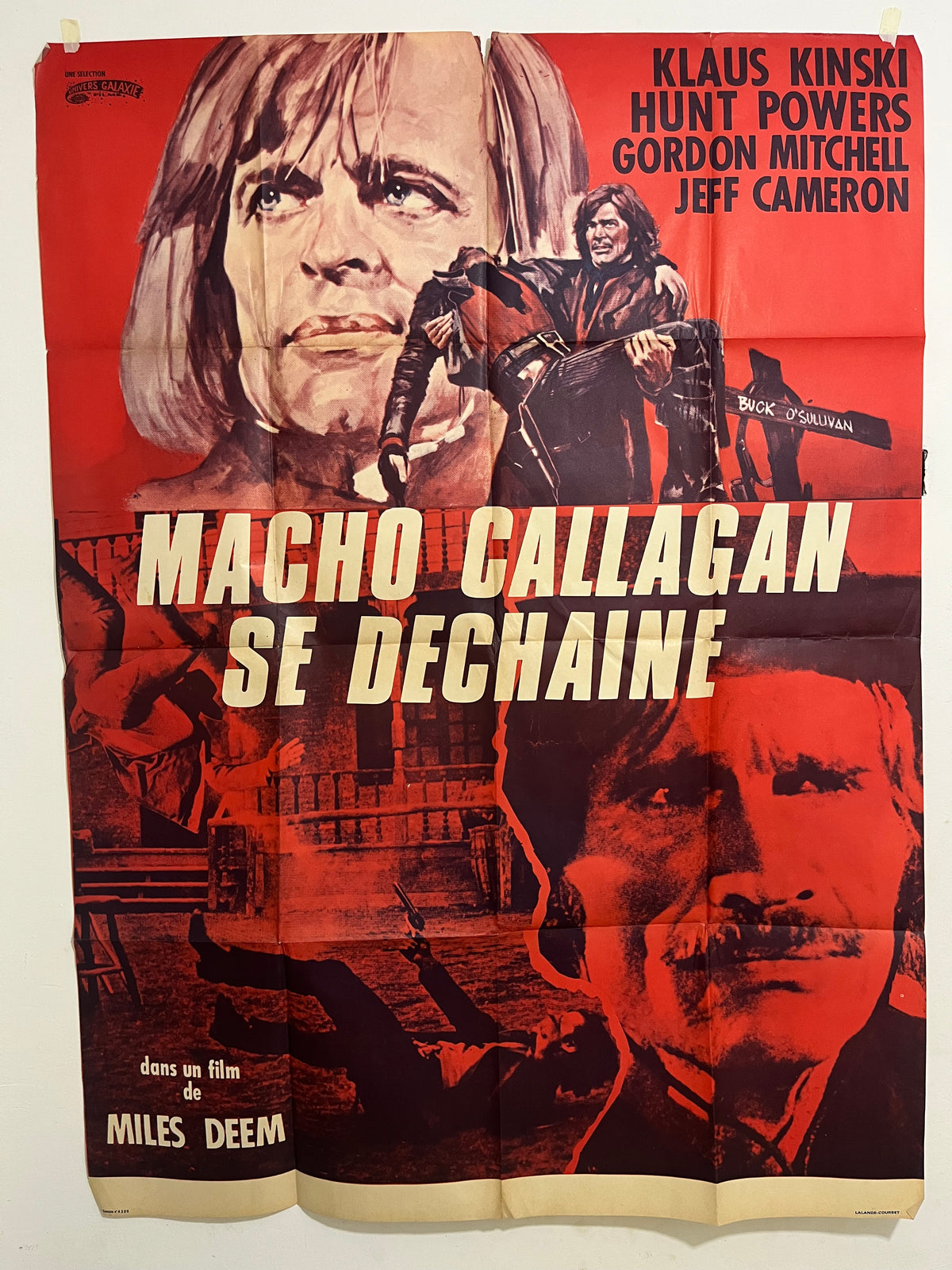 Affiche original de film Macho Callagan de dechaine