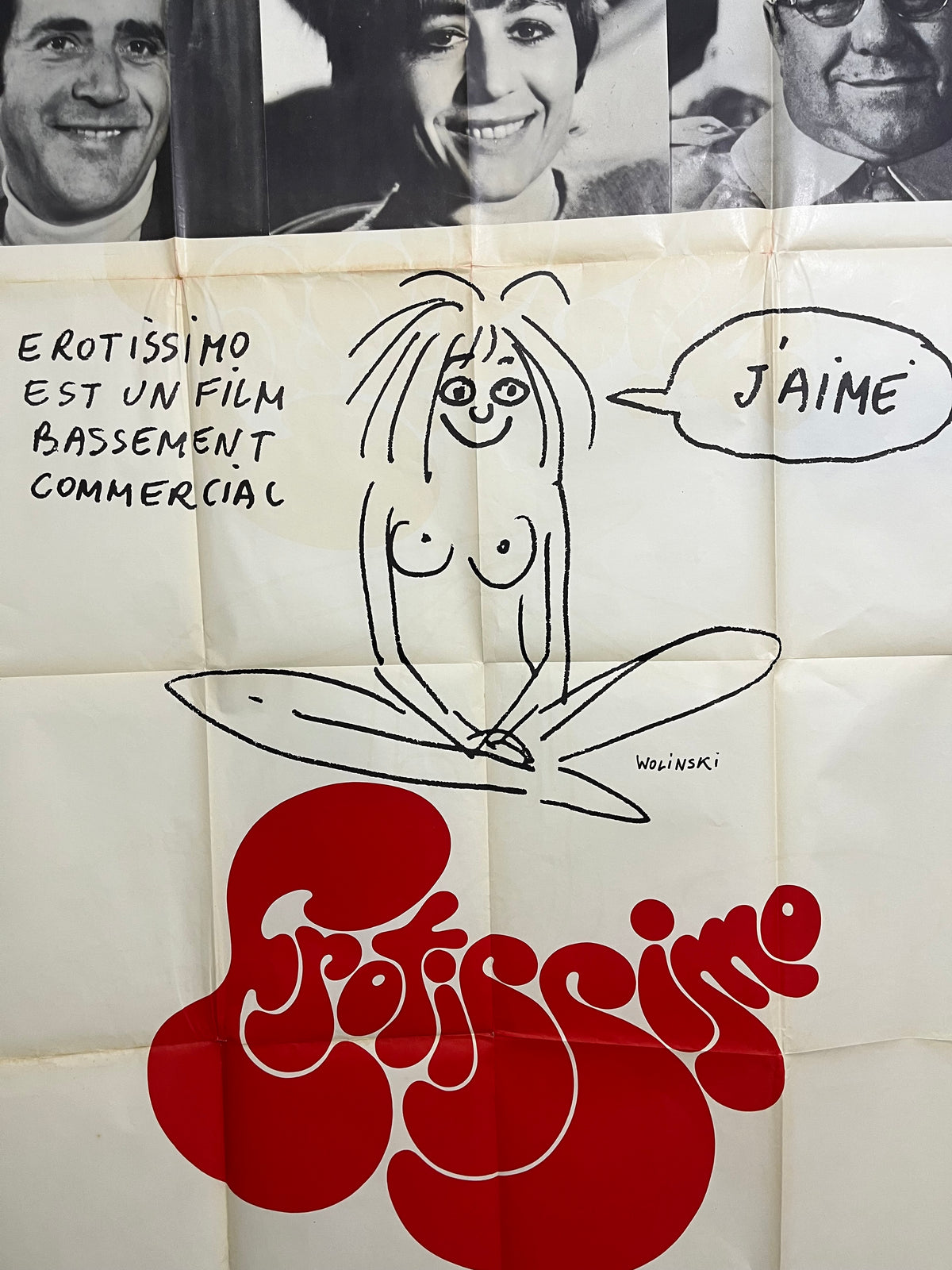 Erotissimo — Affiche de cinéma vintage