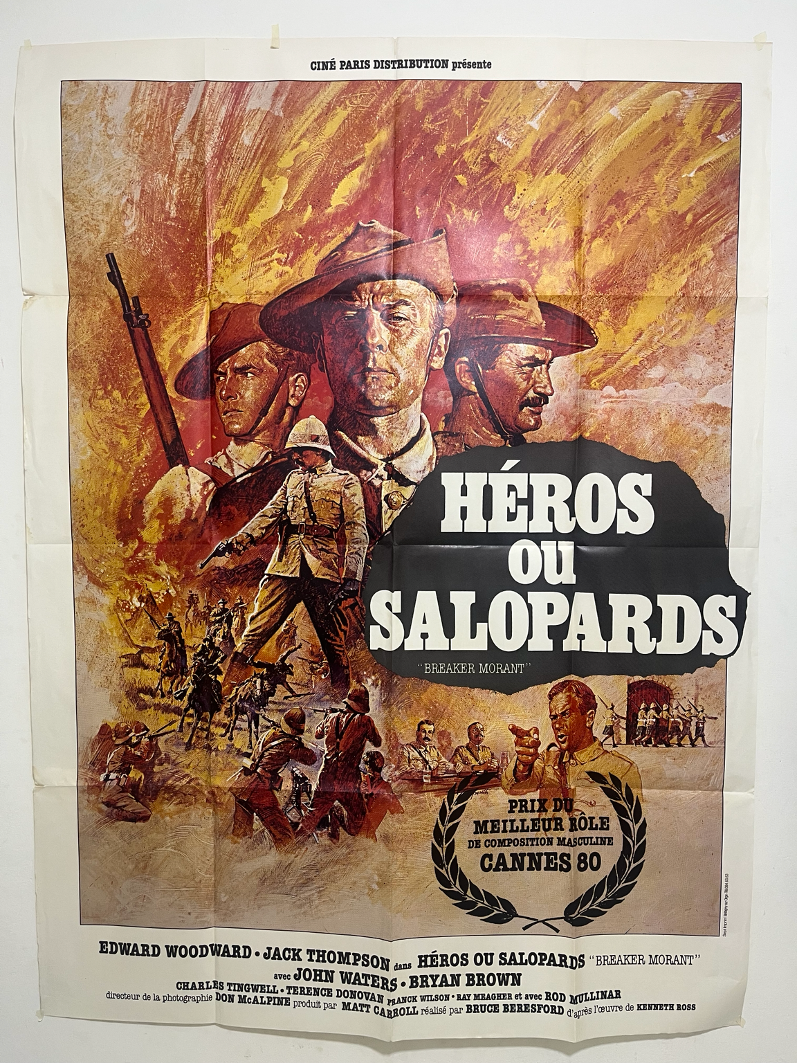 Affiche de film vintage Héros ou Salopards – Breaker Morant