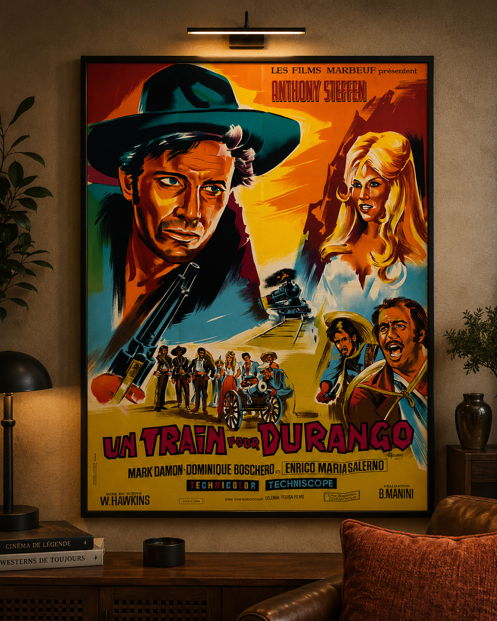 Un Train pour Durango — Western vintage