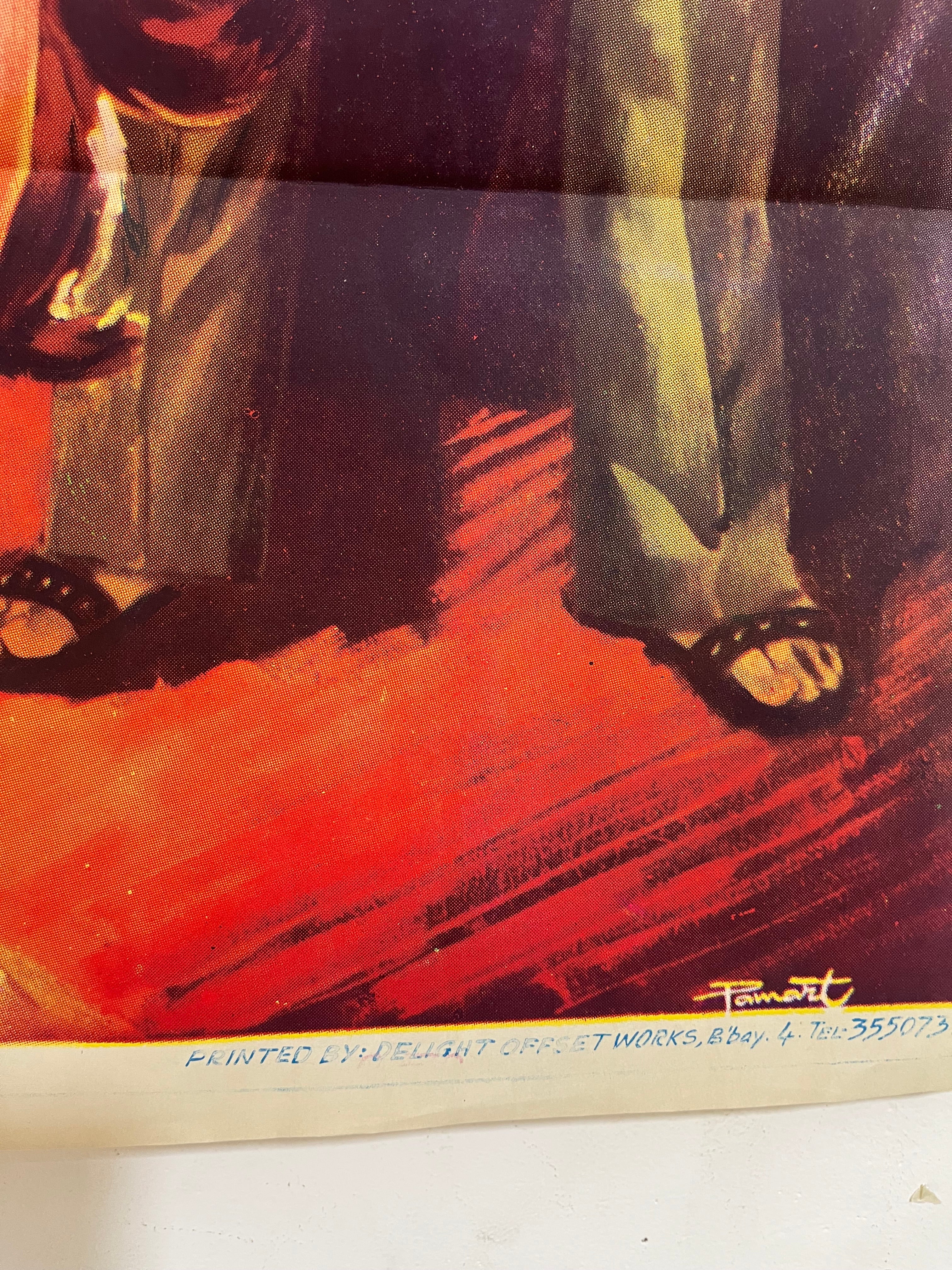 Affiche original de cinéma vintage Kasauti – Bollywood classique
