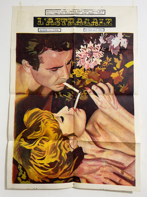 Affiche de cinéma vintage « L’Astragale »