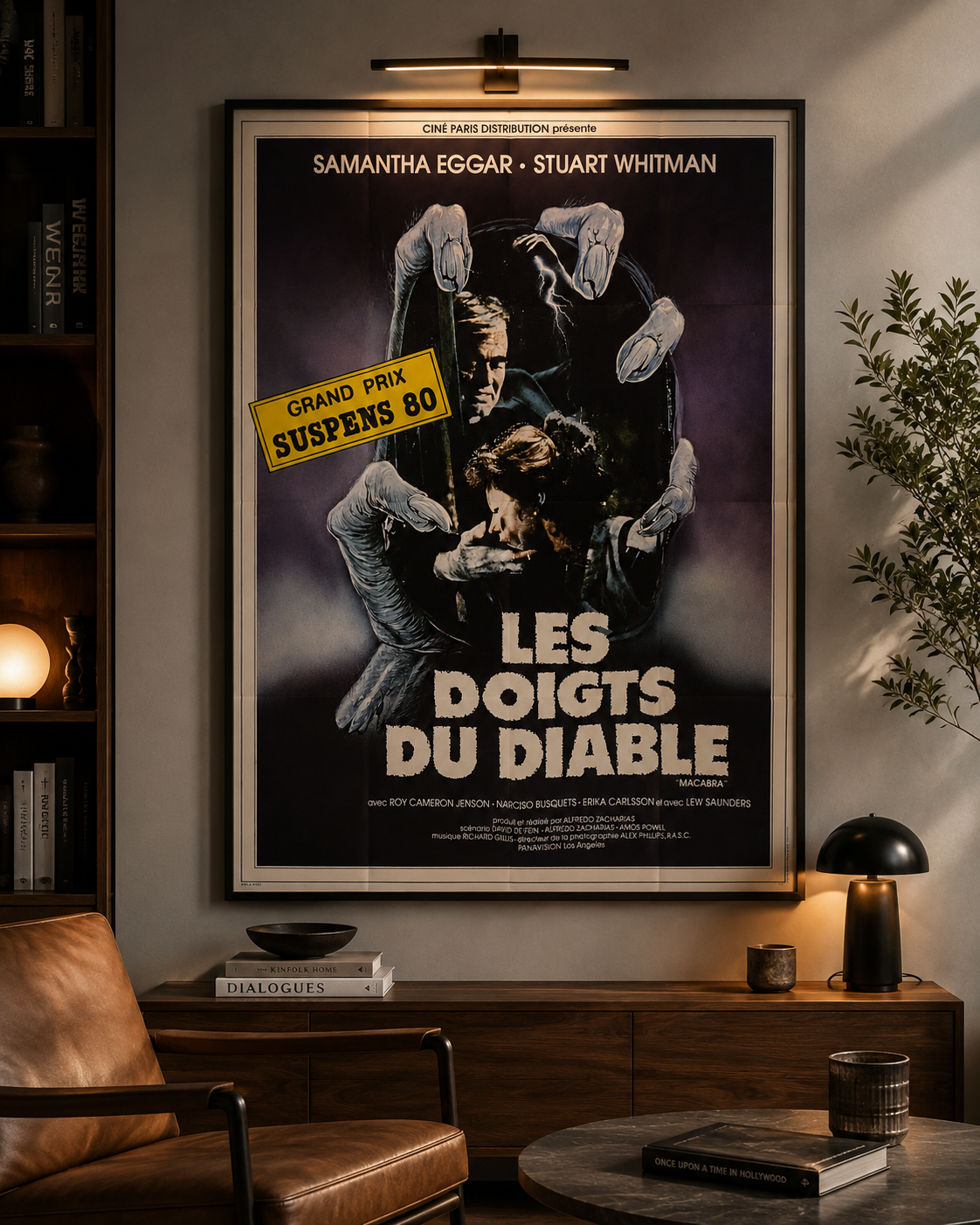 Les Doigts du Diable — Affiche française vintage
