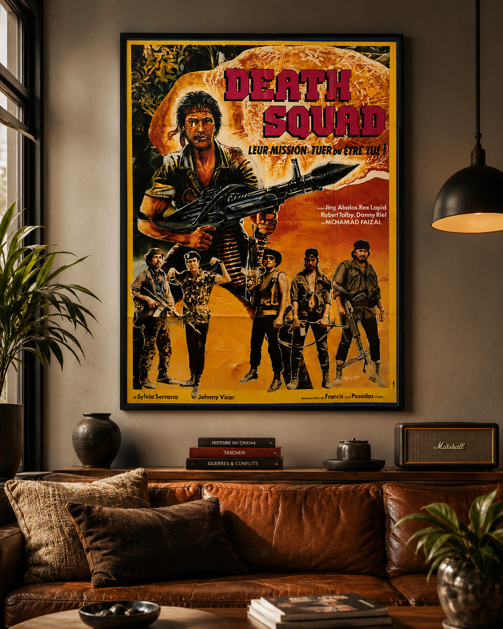 Affiche vintage originale du film Death Squad