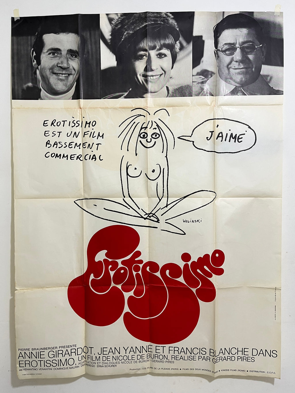 Erotissimo — Affiche de cinéma vintage