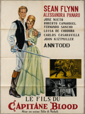 Affiche de cinéma vintage « Le Fils du Capitaine Blood »