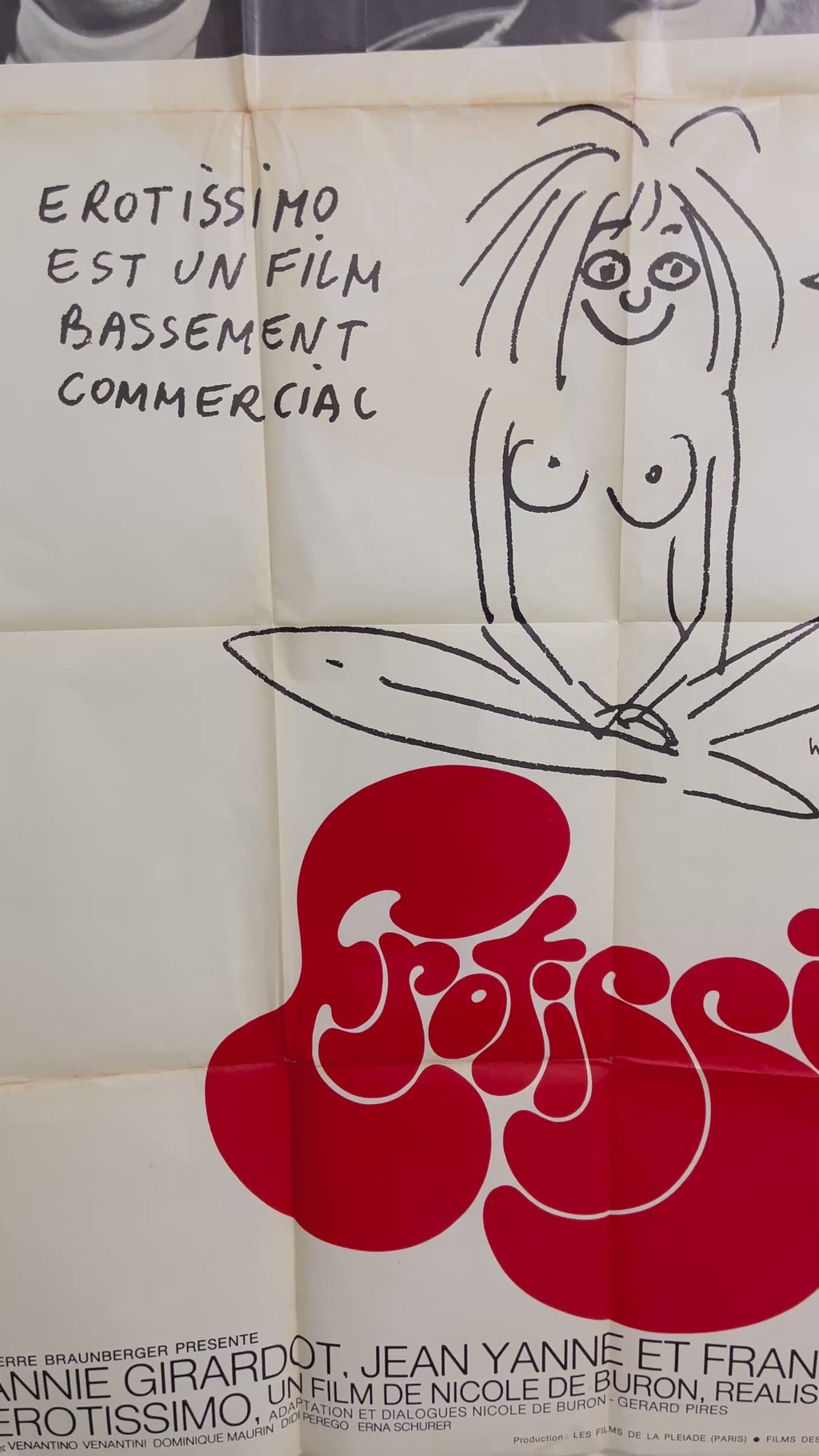 Erotissimo — Affiche de cinéma vintage
